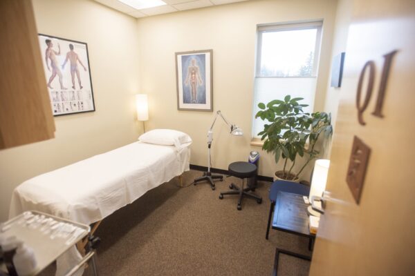 Williston office, view into QI room.