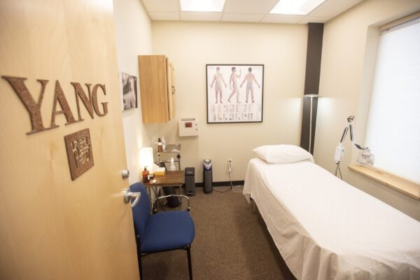 Williston office, view into Yang room.