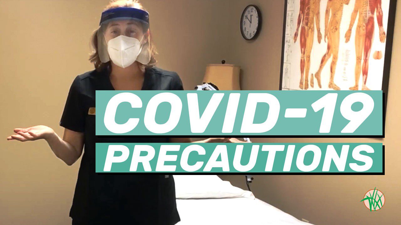 Covid 19 Precautions. Kerry wearing a kn95 mask and face shield