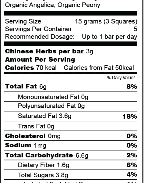 ChiChi Chocolate nutrition facts