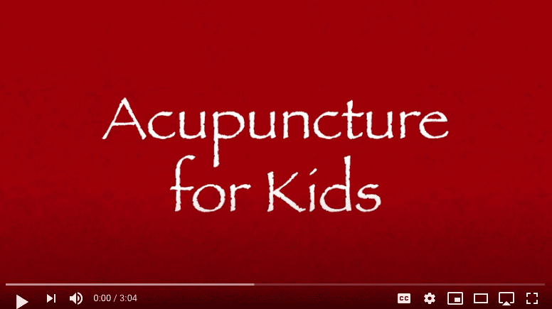 Acupuncture for kids