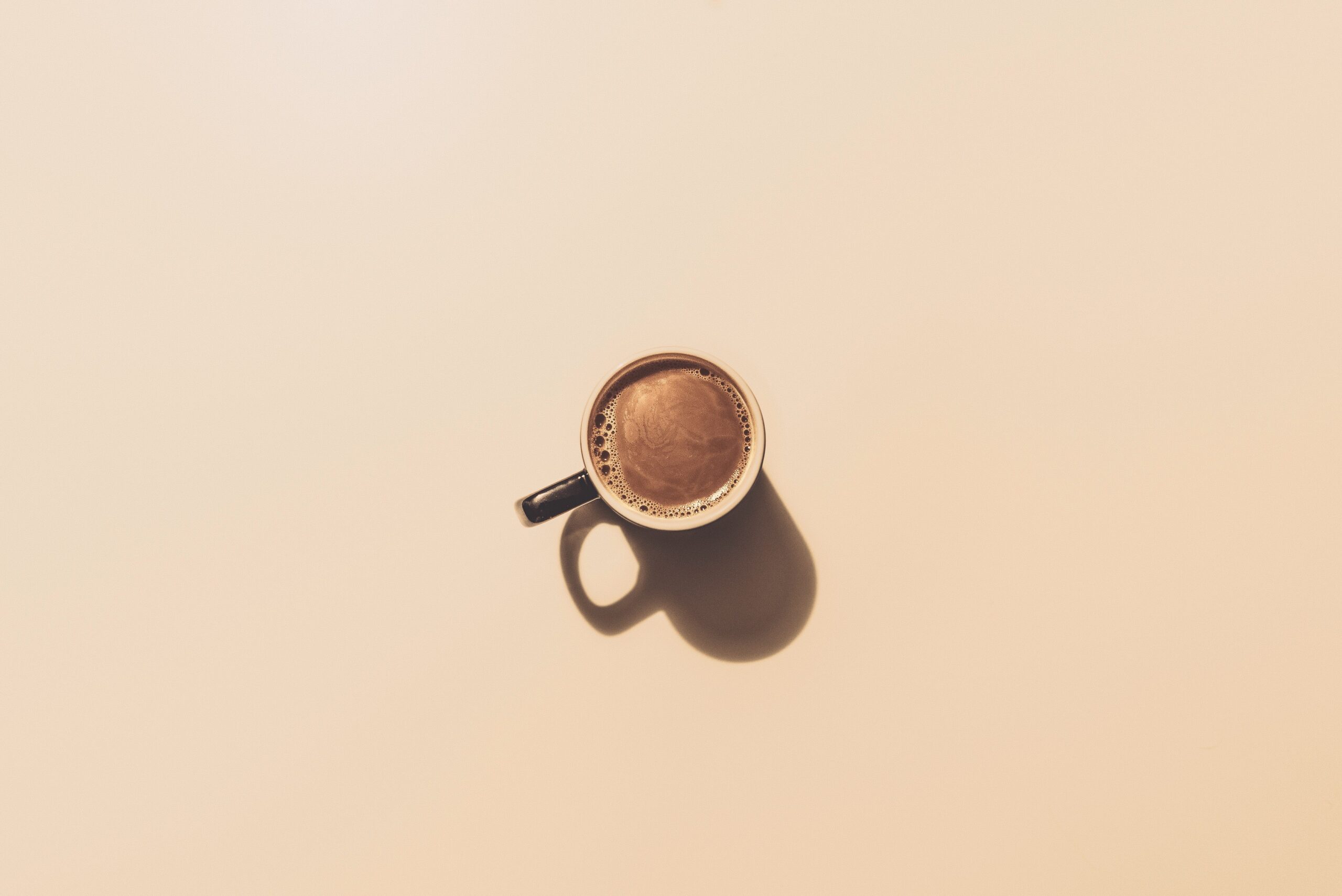 cup of coffee. quit caffeine